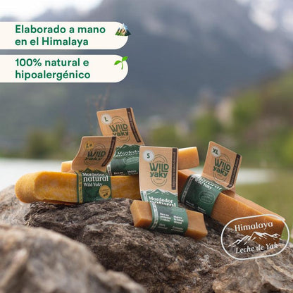 Mordedor Wild Yaky Golden Himalayan Yak Milk Bar com Cúrcuma Wild Balance 1 unidade