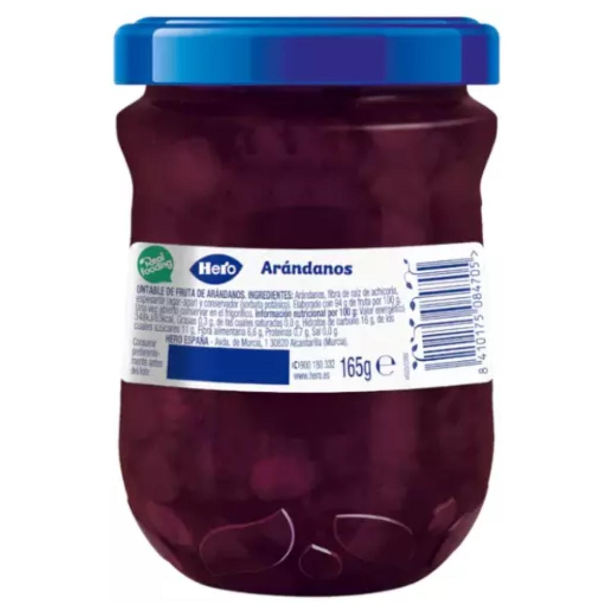 Creme de Mirtilo Hero Realfooding 165g