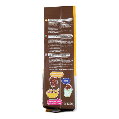 Biscoito Biológico de Espelta, Aveia e Cacau Smileat 220g