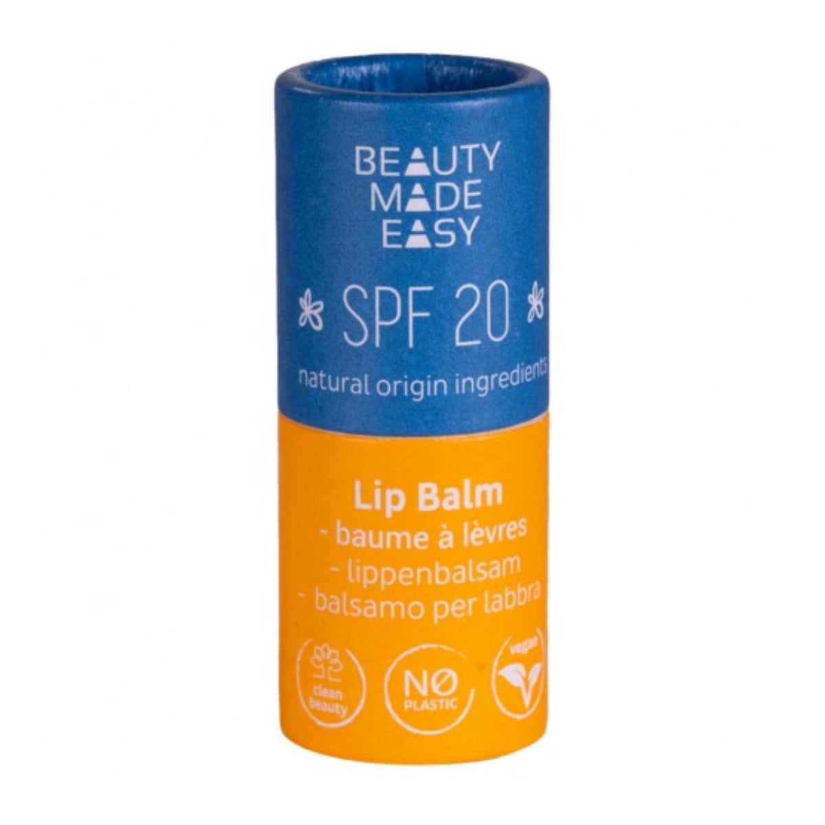 Bálsamo Labial Beauty Made Easy Sun FPS 20, 5,5 g