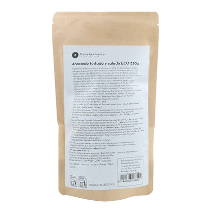 Castanha de caju torrada e salgada ECO Planeta Huerto 250 g