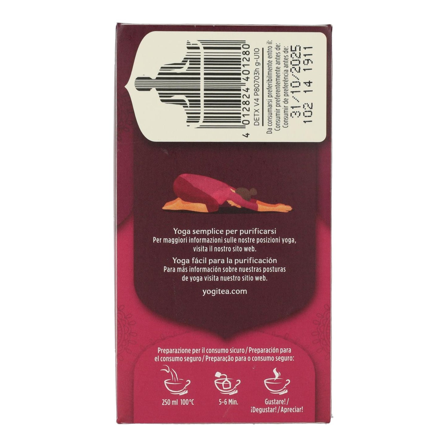 Yogi Tea BIO Detox, 17 saquetas de chá