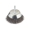 1 escova de metal Wolfcraft com haste de 6 mm