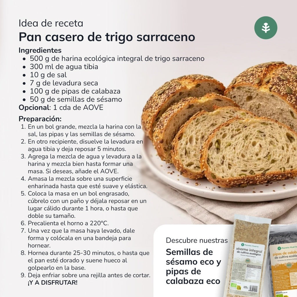 Farinha de Trigo Integral Eco Planeta Huerto 5 Kg