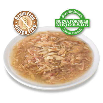 Ração Húmida para Gatos Arquivet Atum Branco e Frango em Molho 80g
