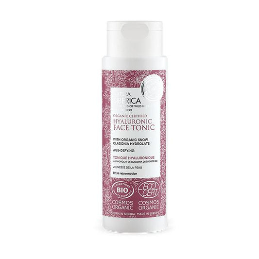 Tónico Facial Anti-envelhecimento com Ácido Hialurónico Orgânico Certificado Natura Siberica 150 ml