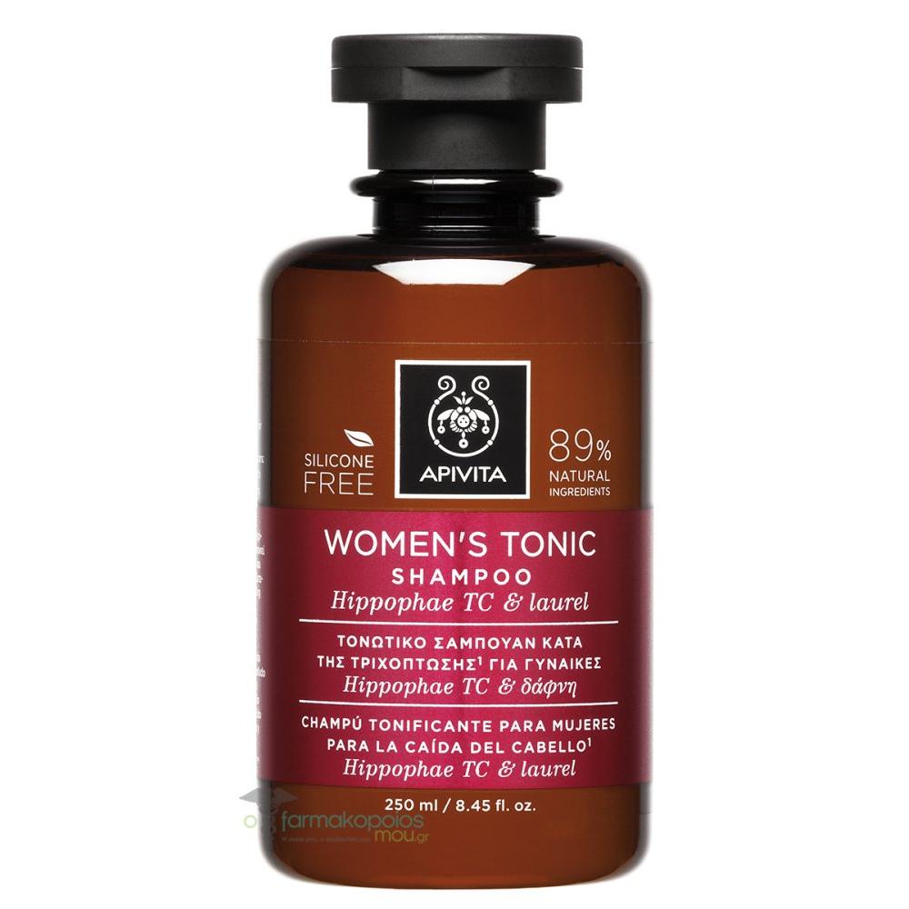 Champô Tonificante Apivita para Mulher, Antiqueda de Cabelo e Cabelo Enfraquecido 250 ml