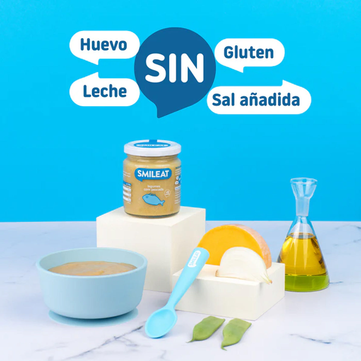 Smileat Pote de Legumes Biológicos com Pescada +6 meses 230g