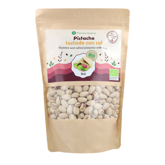 Pistácios torrados e salgados com casca, ECO Planeta Huerto, 1 kg