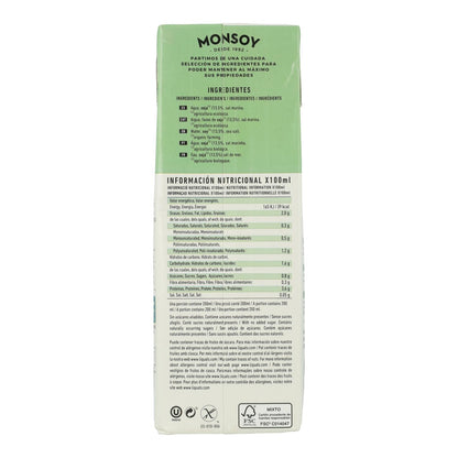 Bebida de soja biológica Monsoy 1L