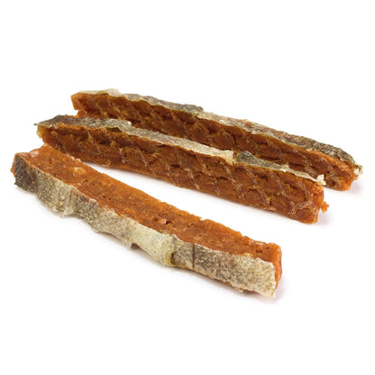 Petisco natural para cães: Barras de salmão Arquivet com pele, 100 g