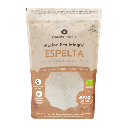 Farinha de Espelta Integral Eco Planeta Huerto 800 g
