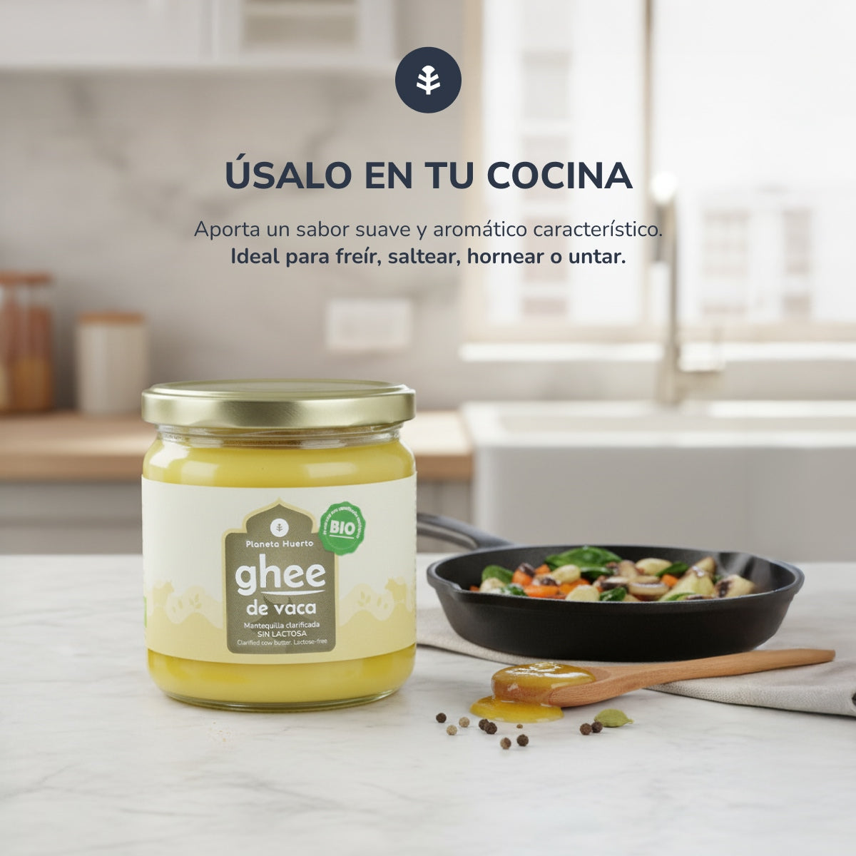 Manteiga clarificada Ghee ECO Planeta Huerto 300 g