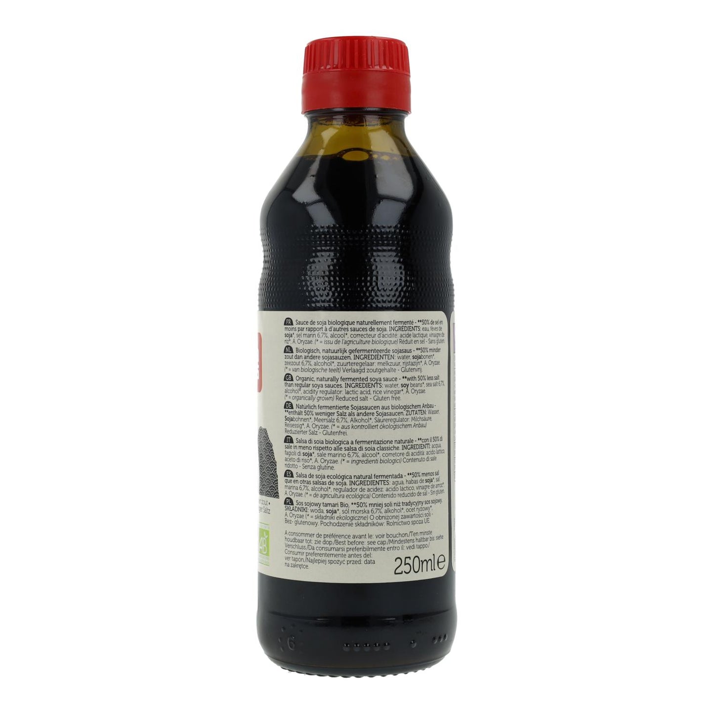 Molho de Soja Tamari 50% Menos Sal ECO Limão 250 ml
