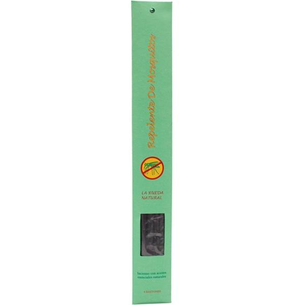 Incenso repelente 100% natural Auroshikha Long Stick The Natural Wheel 40 cm x 6 unidades