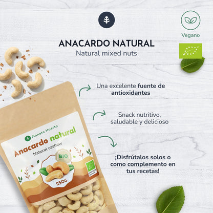 Caju natural ECO Planeta Huerto 250 g