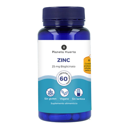 Bisglicinato de Zinco Planeta Huerto 60 Cápsulas