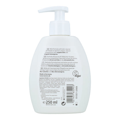 Recarga de sabonete líquido para as mãos LAVERA Fresh Lime 500 ml