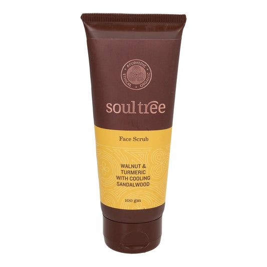Esfoliante Facial com Noz, Cúrcuma e Sândalo Natural La Rueda 100 g