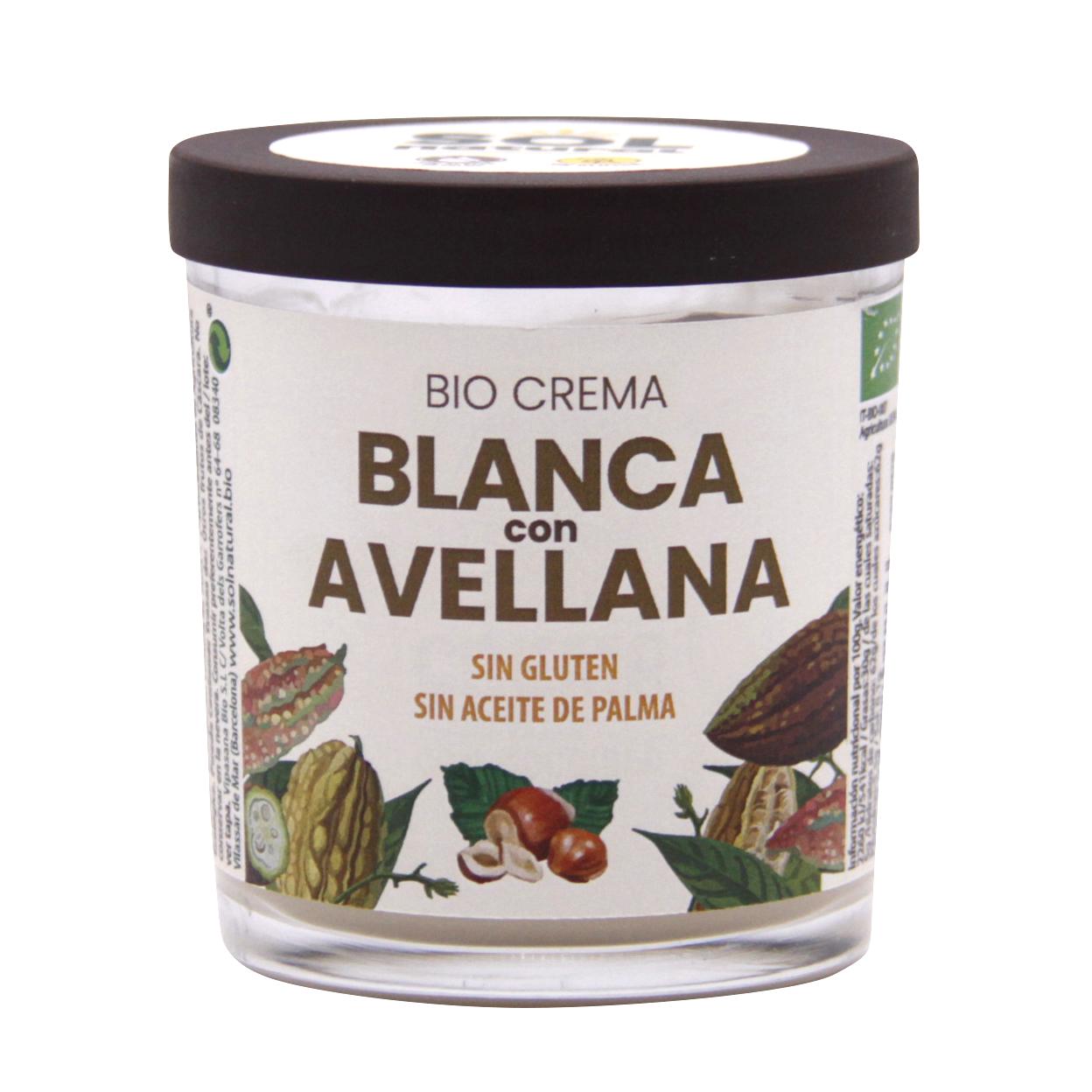 Sol Natural Creme Branco Biológico com Avelãs 200 g