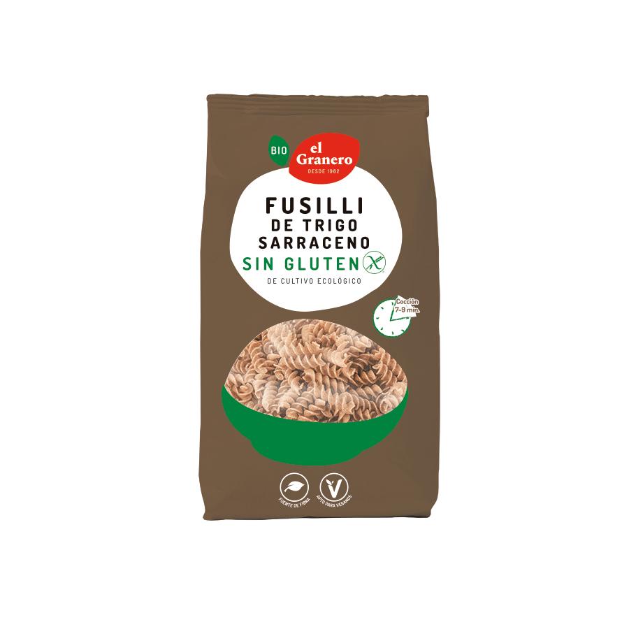 Espirais de trigo sarraceno sem glúten El Granero, 500 g