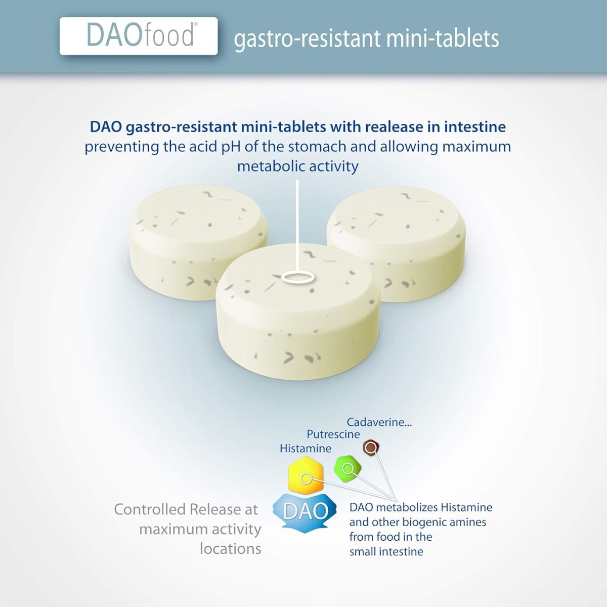 Dispensador DAOfood® 60 mini comprimidos
