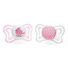 Chupeta de Silicone Physio Light 2-6m 2 unidades Chicco Rosa
