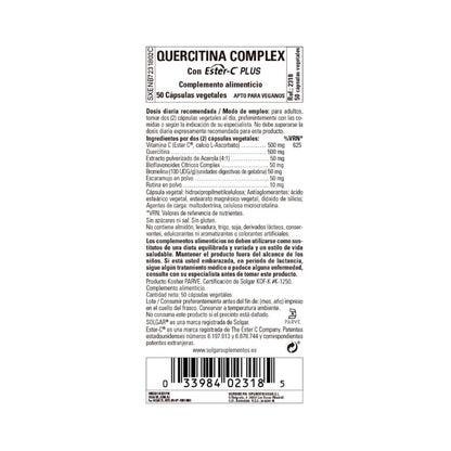 Complexo de Quercetina 50 cápsulas
