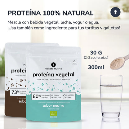 Proteína vegetal ECO 73% chocolate Planeta Huerto 1Kg