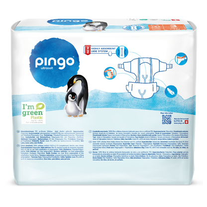 Fraldas T3 (4-9kg) Pingo 44 Unidades