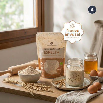 Farinha de Espelta Integral Eco Planeta Huerto 800 g