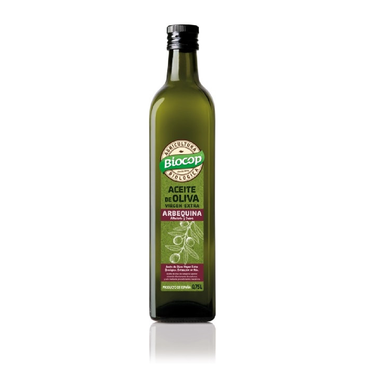 Arbequina Azeite Virgem Extra Biocop 750 ml