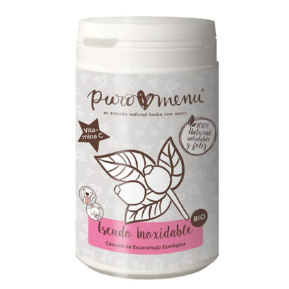 Suplemento de Casca de Rosa Mosqueta Orgânica em Aço Inoxidável para Cães e Gatos Puromenu 150 g
