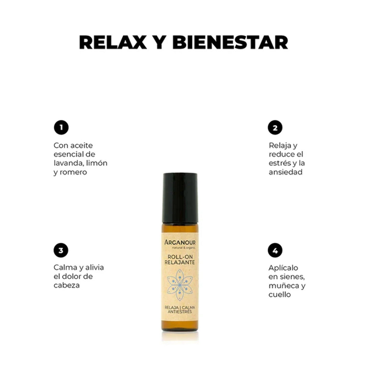 Roll-on relaxante, Arganour, 10ml