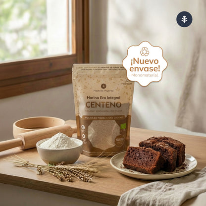 Farinha de Centeio Integral Eco Planeta Huerto 800 g