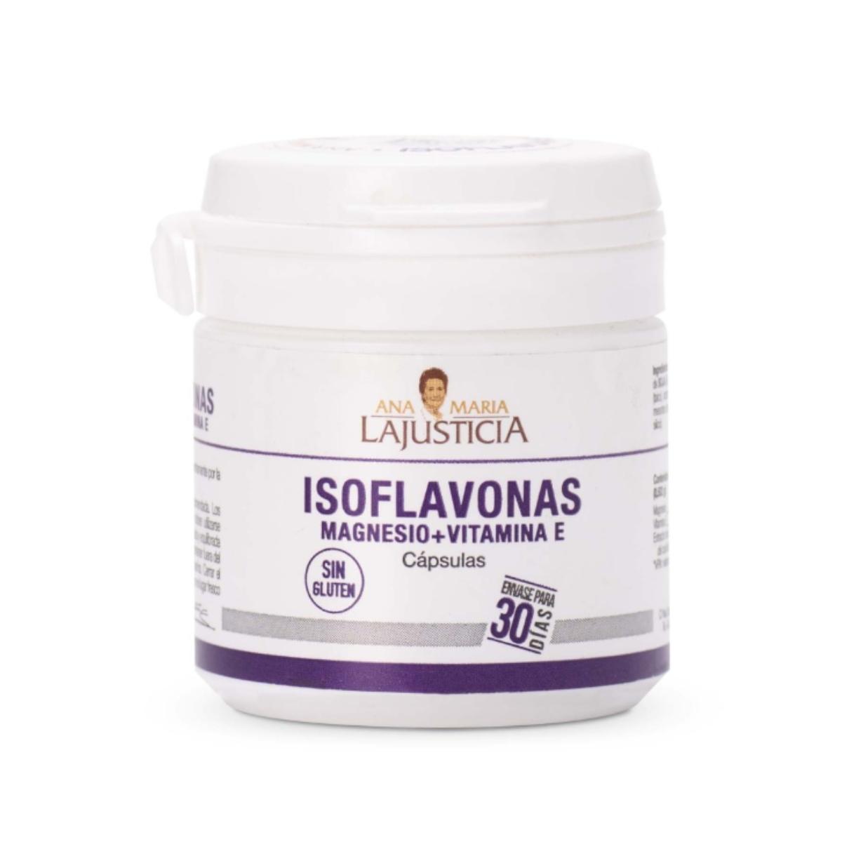 Isoflavonas com Magnésio e Vitamina E Ana María LaJusticia, 30 cápsulas