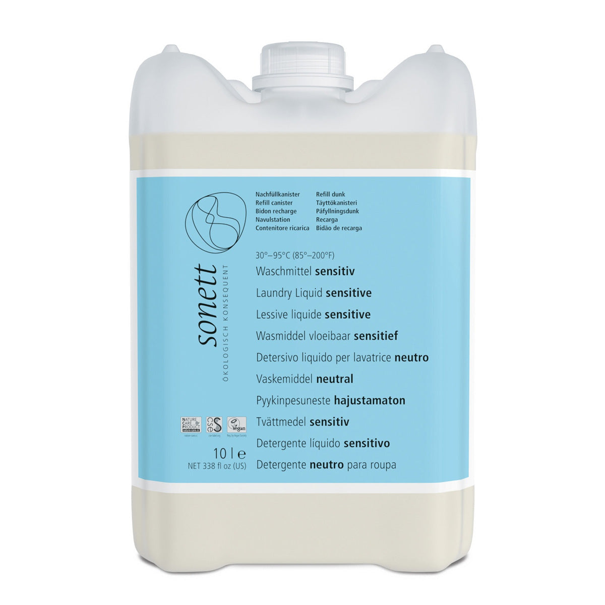 Detergente líquido neutro para roupa Sonett 2 L