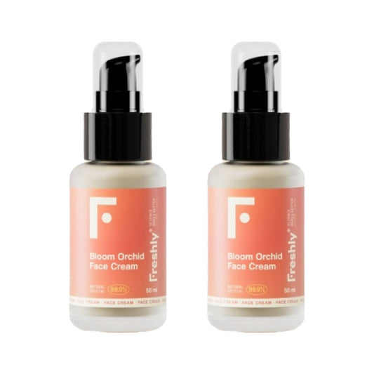 Pack de 2 cremes faciais Bloom Orchid Freshly 50ml