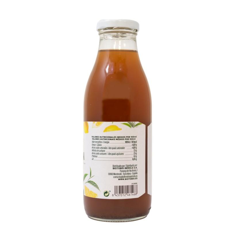 Chá de Limão em garrafa de vidro, biológico, La Finestra Sul Cielo, 500 ml