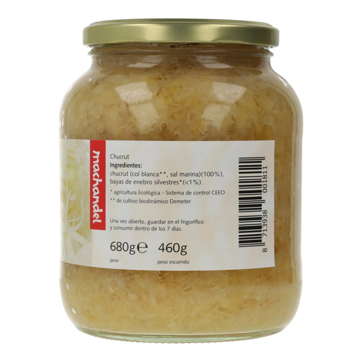 Chucrute biológico Demeter Machandel 360 g