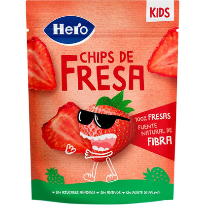 Pack de 7x Hero Kids Morango Chips 12g
