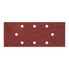 Wolfcraft 8409000 - 15 lixas de coríndon, grão 40, 80, 120; perfuradas 93 x 230 mm