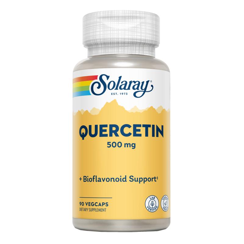 Quercitina Não Cítrica Solaray, 90 cápsulas