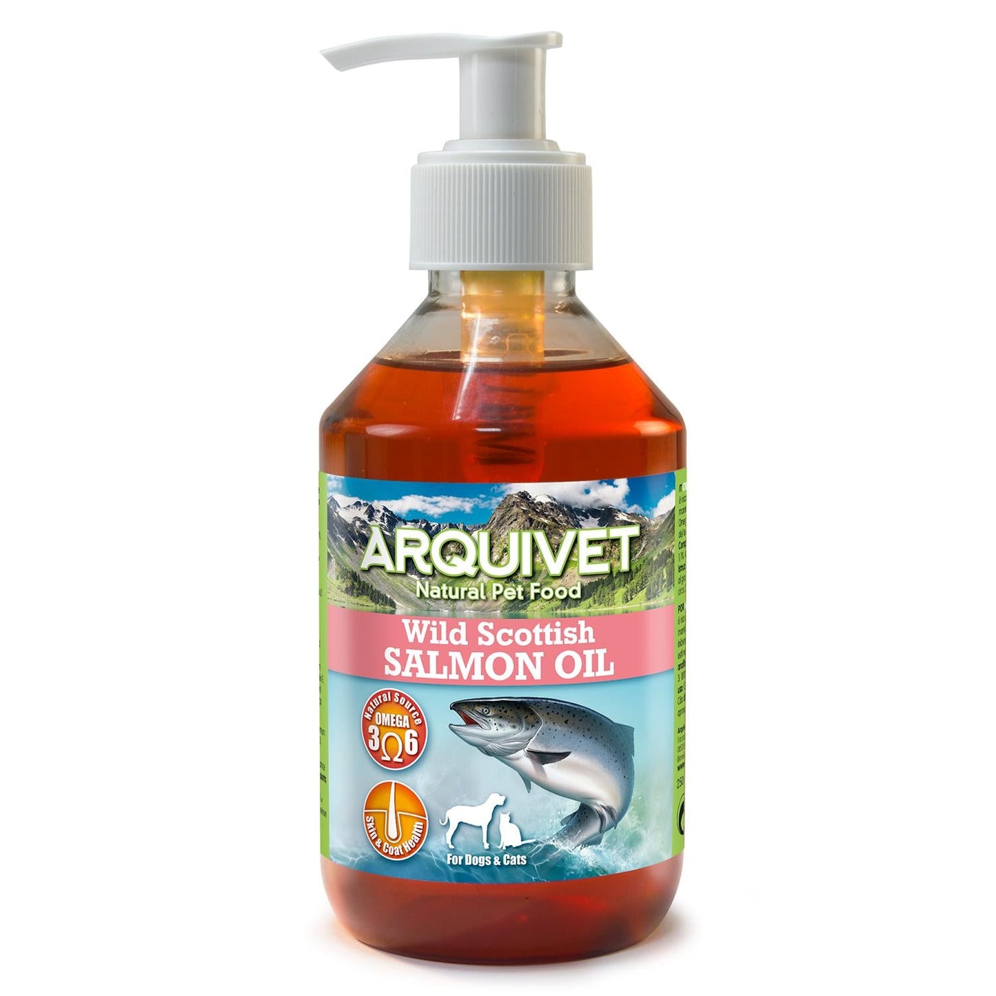 Óleo de salmão escocês Arquivet 250 ml