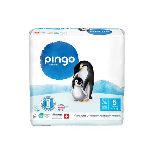 Fraldas T5 (12-25kg) Pingo 36 Unidades