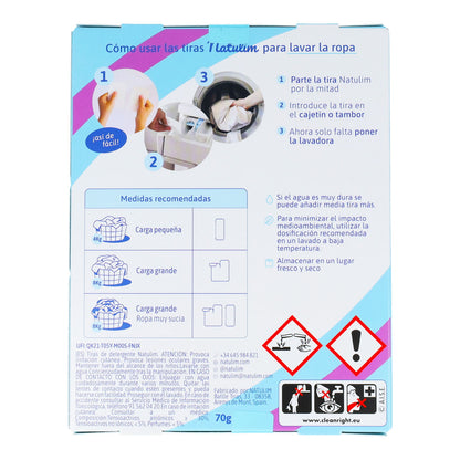 Tiras de lavagem Eco Lavender, Natulim, 40 lavagens