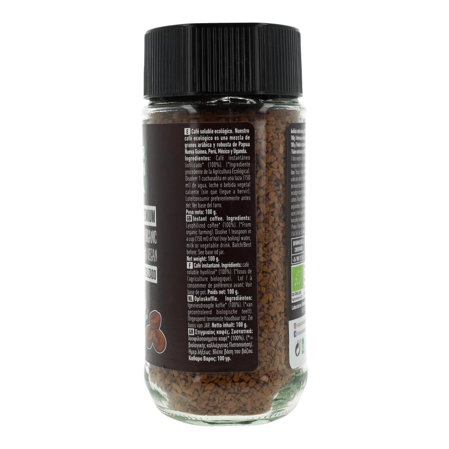 Café Instantâneo Biológico Biocofee Naturgreen 100 g