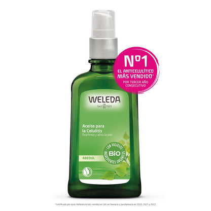 Embalagem de 2 Óleos Anticelulíticos de Bétula Weleda 100ml