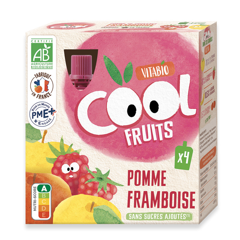 Vitabio Maçã, Morango e Mirtilo Pouch 4X 90 g