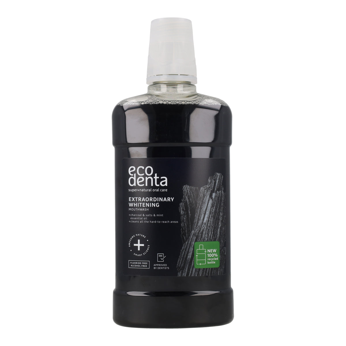 Enjuague bucal Blanqueador con Carbón Activo EcoDenta 500 ml